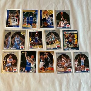 Vintage Sacramento Kings Basketball Trading Cards Mixed Brand Lot of 15